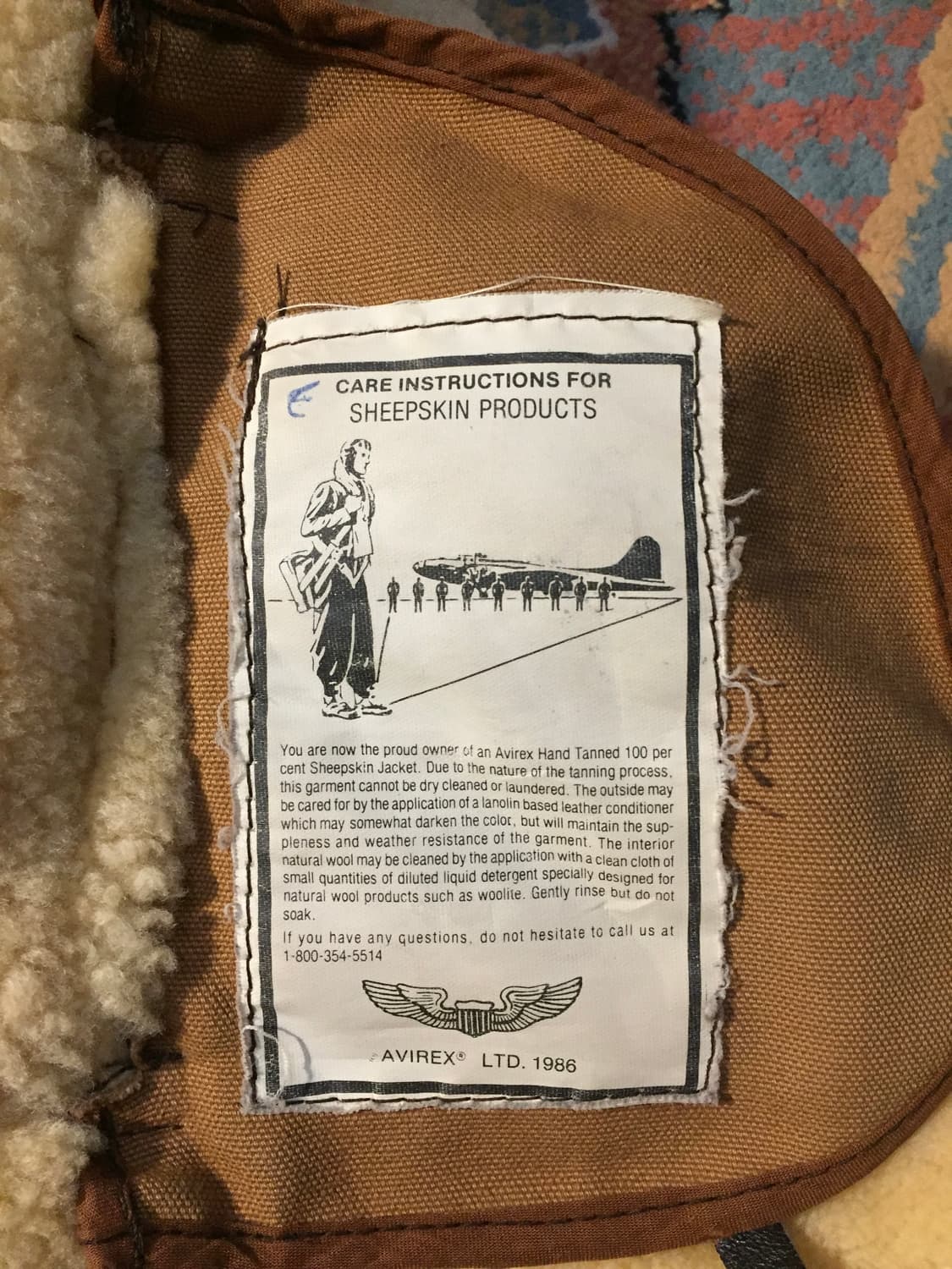 80‘s 아비렉스 무스탕 베스트 상품이미지9