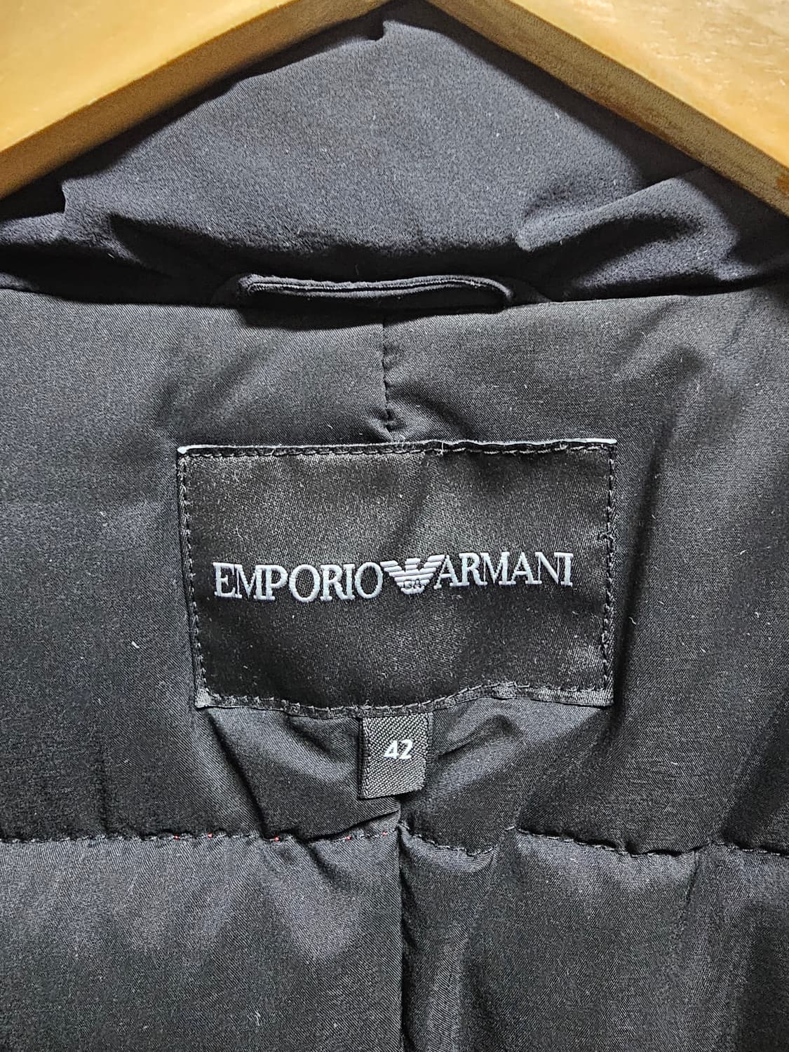 엠포리오 아르마니 벨티드 코트패딩 42(55) 상품이미지3