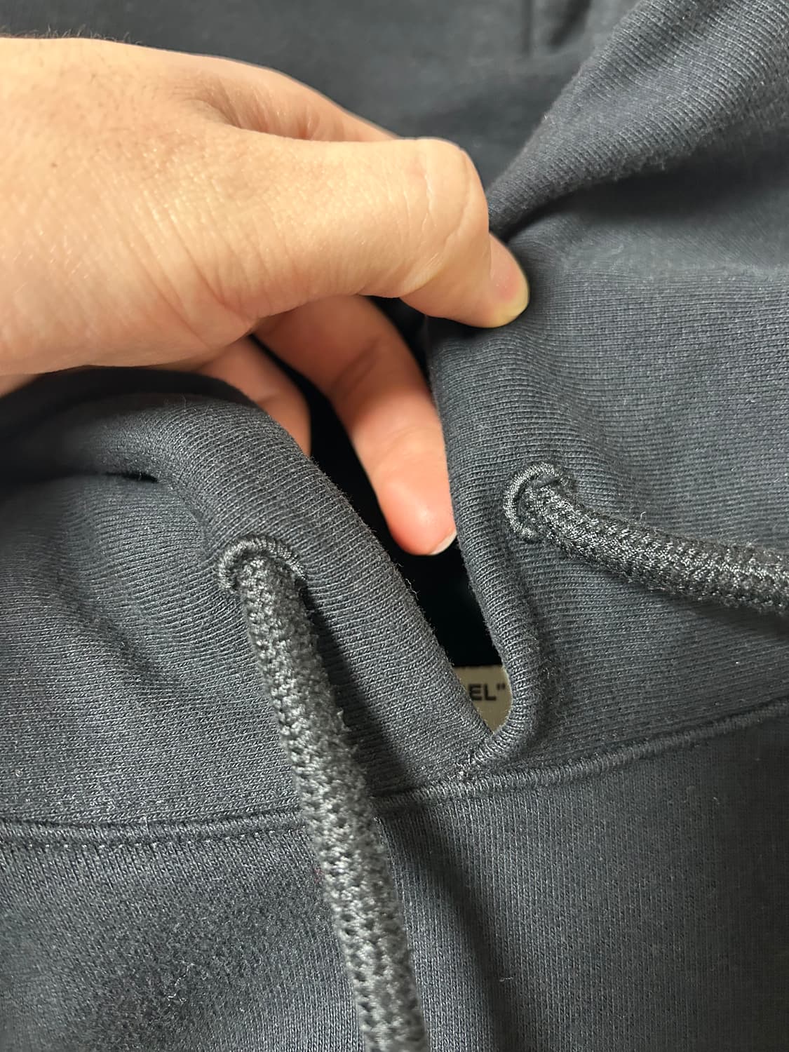 정품 오프화이트 후드티 S-90 블랙 상품이미지8