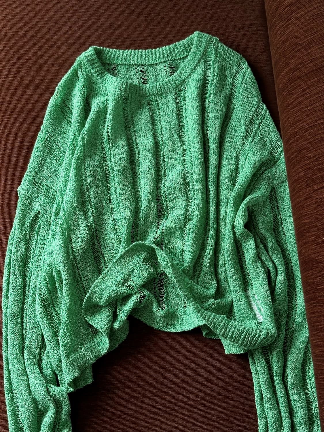 Loose gauge wide silhouette knit 상품이미지1