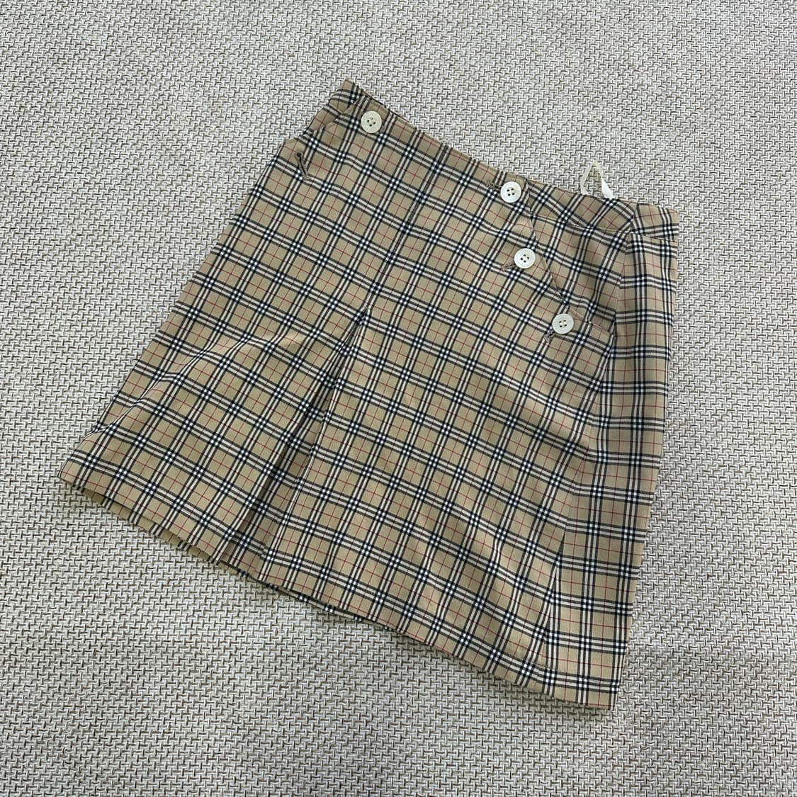 실측확인 버버리 노바체크 스커트 0420D 상품이미지1