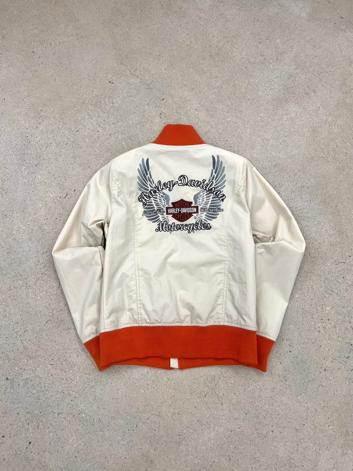 할리데이비슨 빅로고 배색 나일론 자켓 상품이미지2