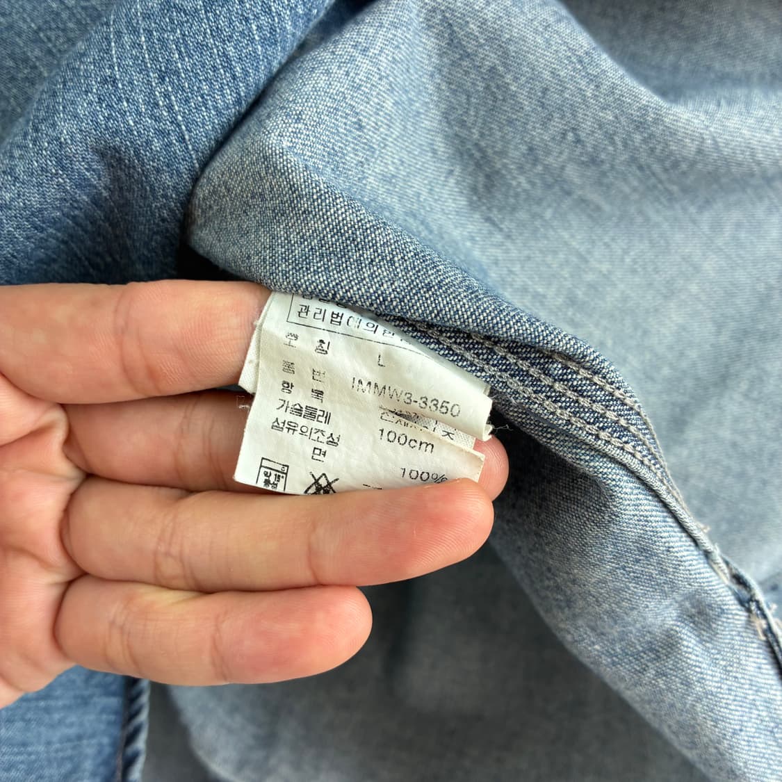 Polo Jeans 폴로 진스 90‘s 데님 투포켓 셔츠 상품이미지6