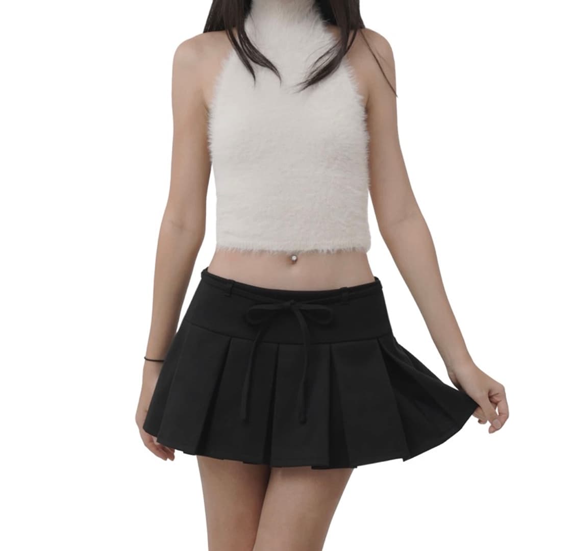 [새상품] 클리시어 허깅 스커트 블랙 S 상품이미지2