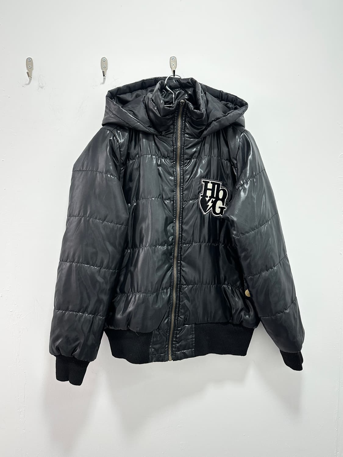 HBG black crop puffer 상품이미지4