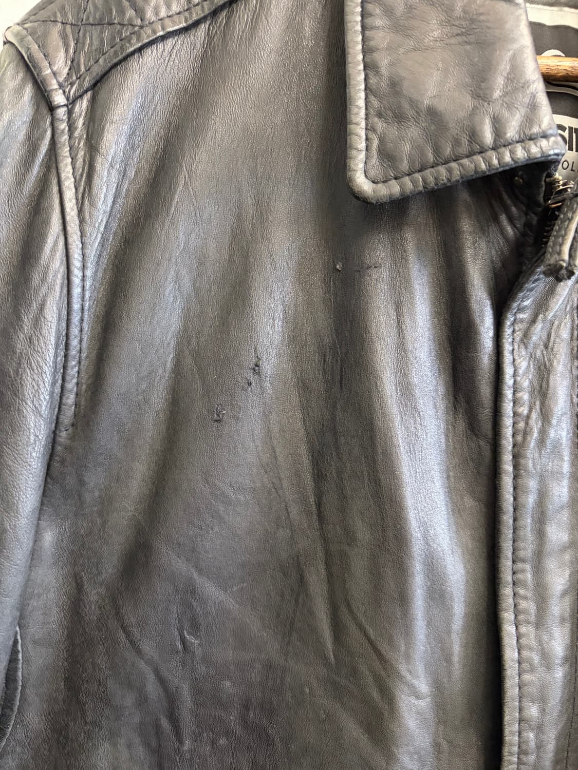 N189. 퀵실버 가죽자켓 상품이미지2