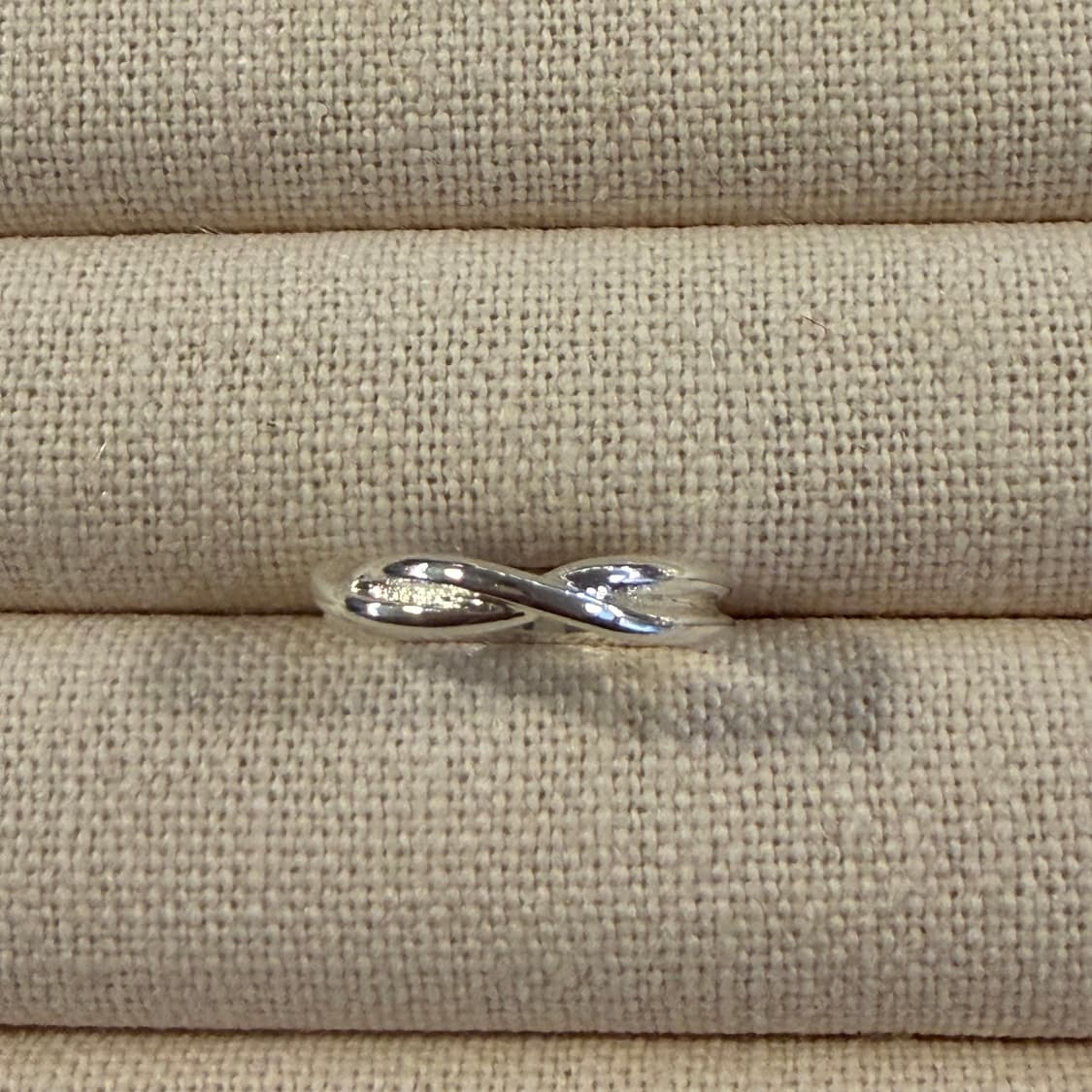 새상품 여성 신주 은도금 꽈베기 투웨이 반지  상품이미지2