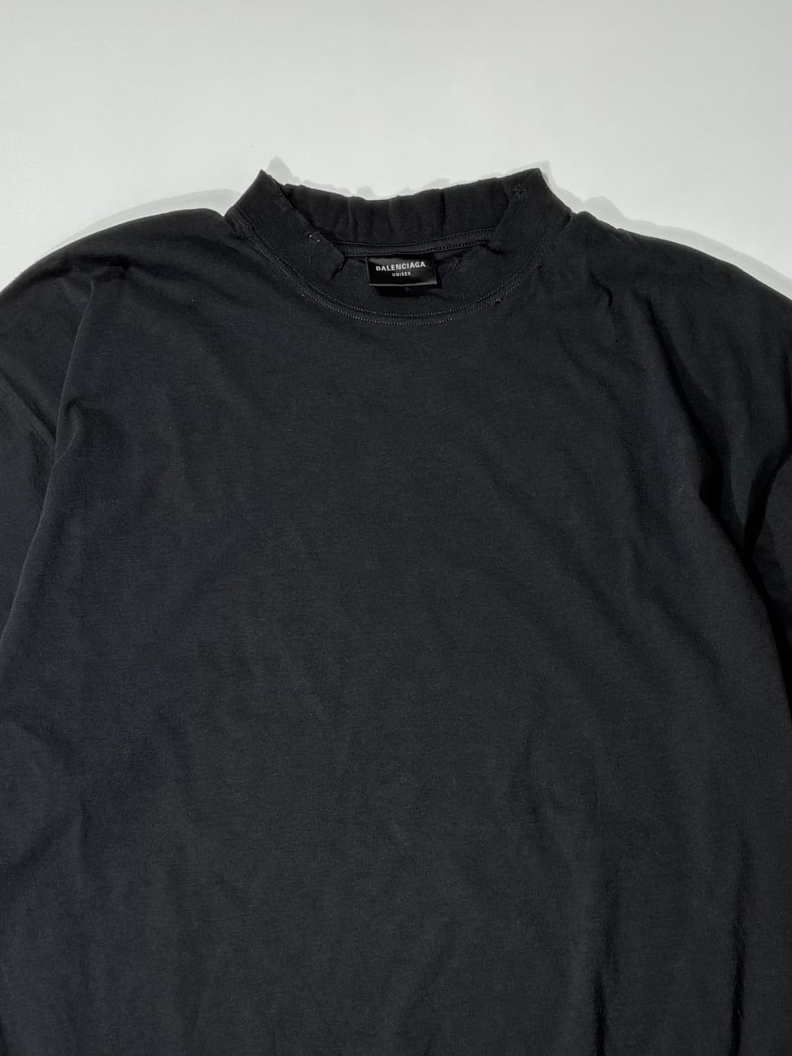 BALENCIAGA MEDIUM FIT T-SHIRT FADED BLAC 상품이미지2