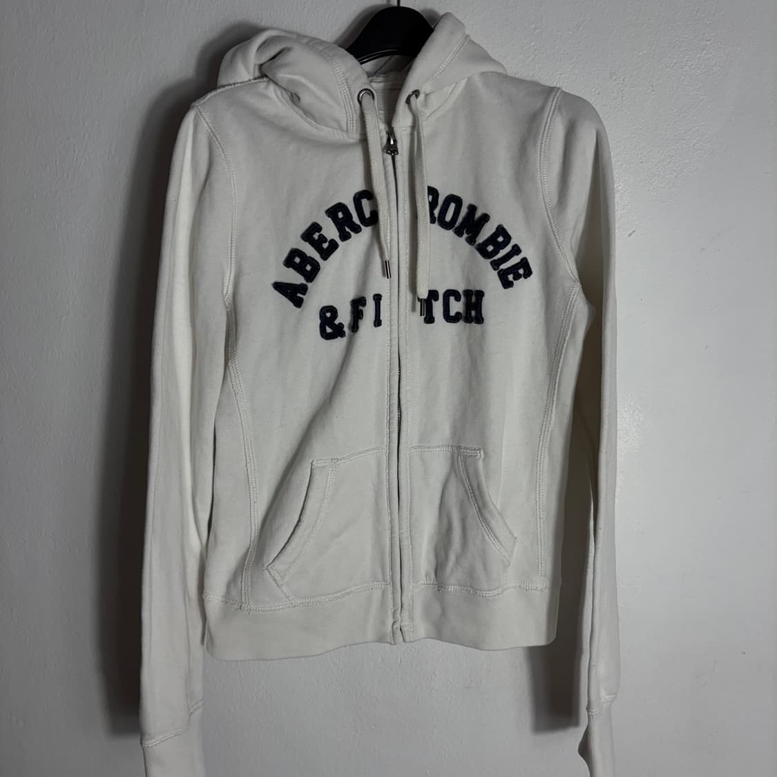 아베크롬비 스펠아웃 화이트 후드집업(S) 상품이미지1