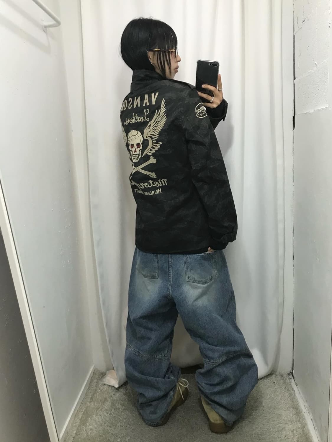 밴슨 M65 하이넥 카모패턴 자수패치 자켓 ( 새상품 )  상품이미지6