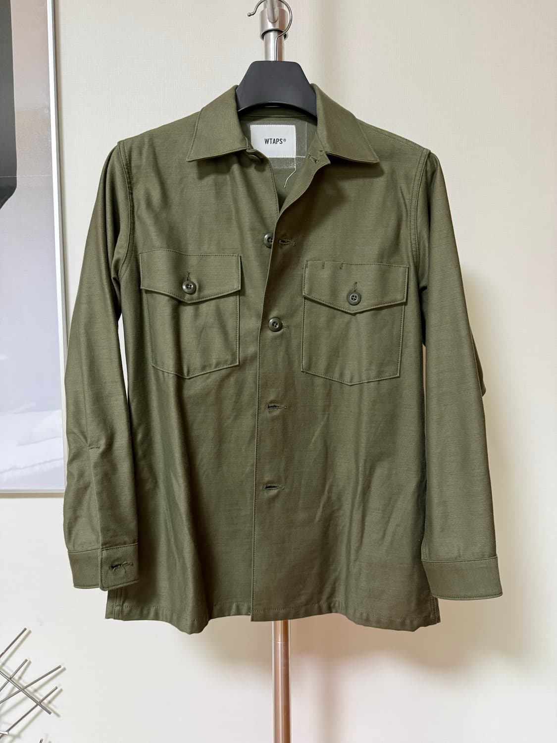 코튼 밀리터리 셔츠 상품이미지1