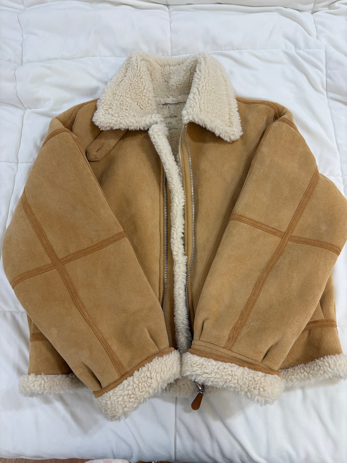 시야쥬 fake suede mustang 스웨이드 무스탕 상품이미지3