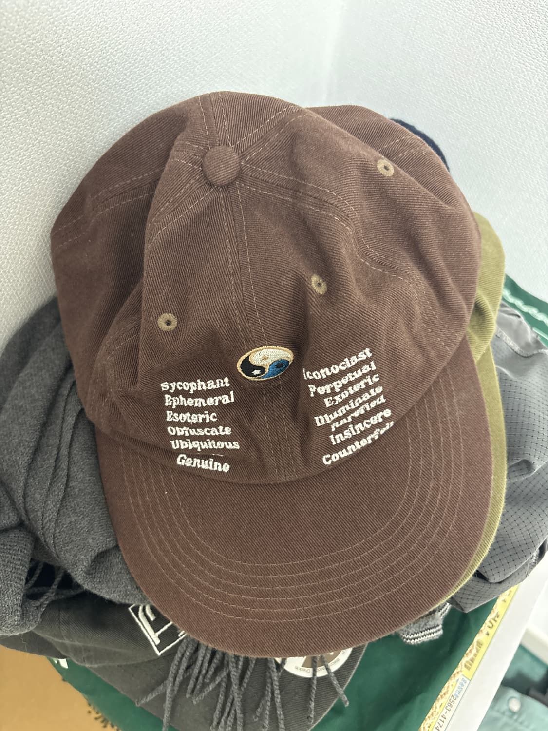 패슬 캠프캡 모자 브라운 카키  상품이미지2