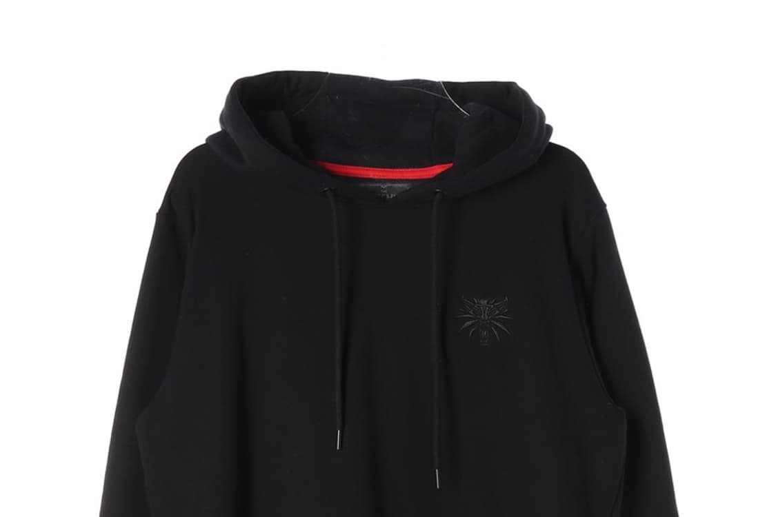 위쳐 늑대 교단 로고 블랙 후드티S 상품이미지3