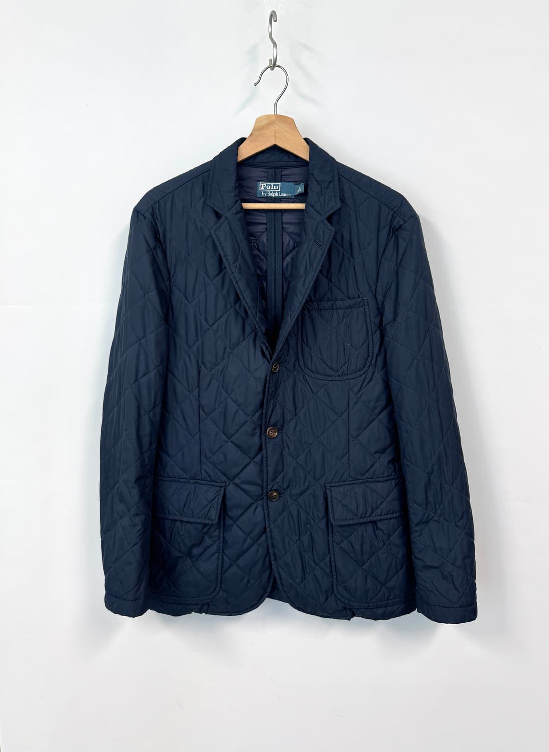 POLO RALPH LAUREN 폴로 네이비 퀼팅 블레이져 자켓 M 상품이미지1