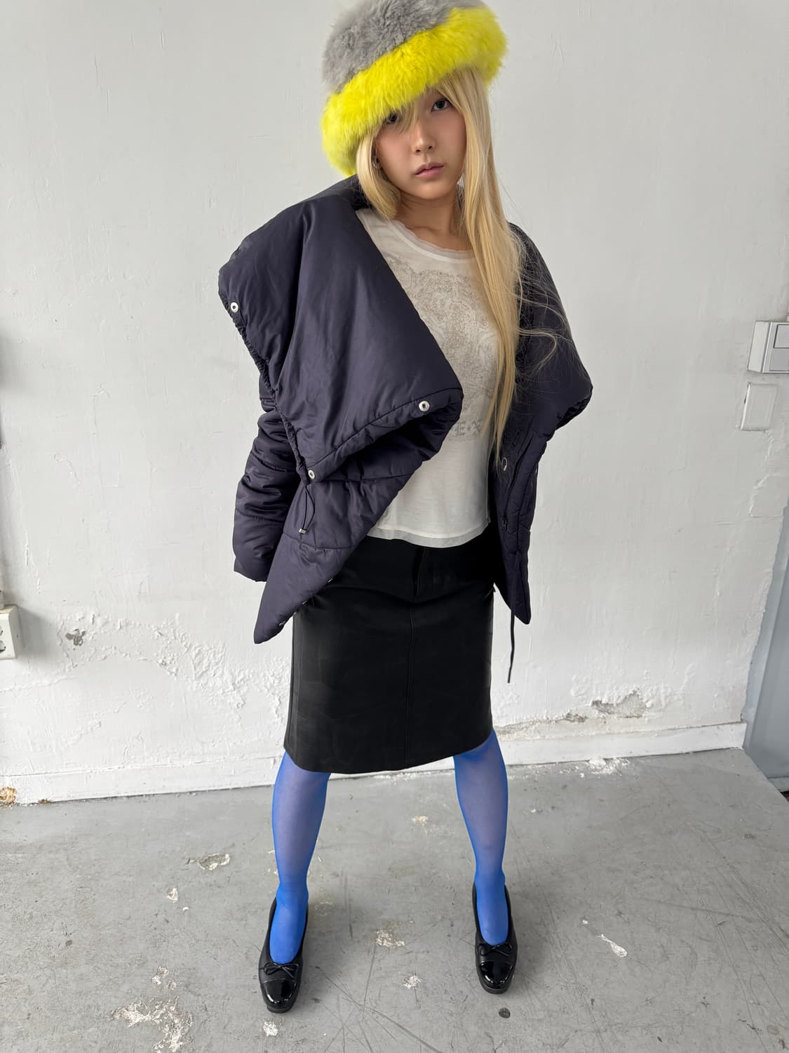 AdidasXStellaMcCartney big collar jacket 상품이미지3