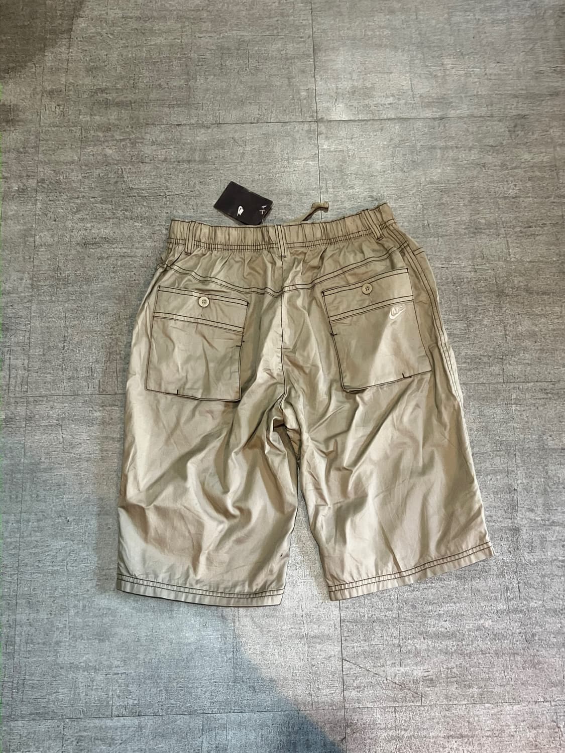 Nike 나이키 핀터깔y2k 올드스쿨아메카지 스티치 하프팬츠 반바지 상품이미지1