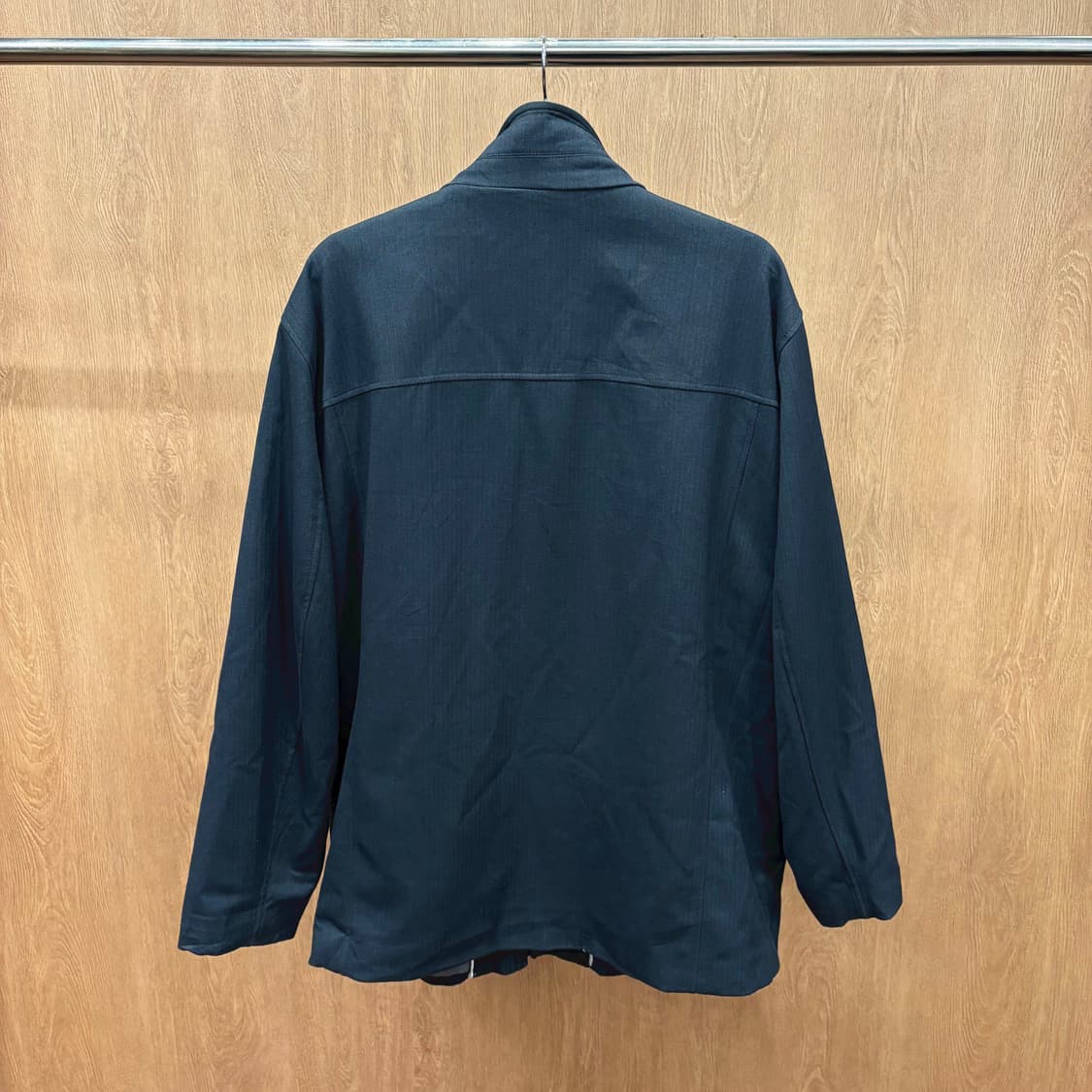 캘빈클라인 하이넥 자켓 더블 집업 퀄팅 안감 디테일 디테일 블랙 상품이미지3