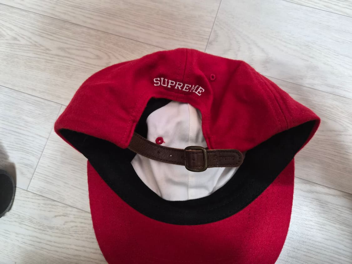 (3회착) 슈프림 울 S로고 캠프캡 상품이미지4