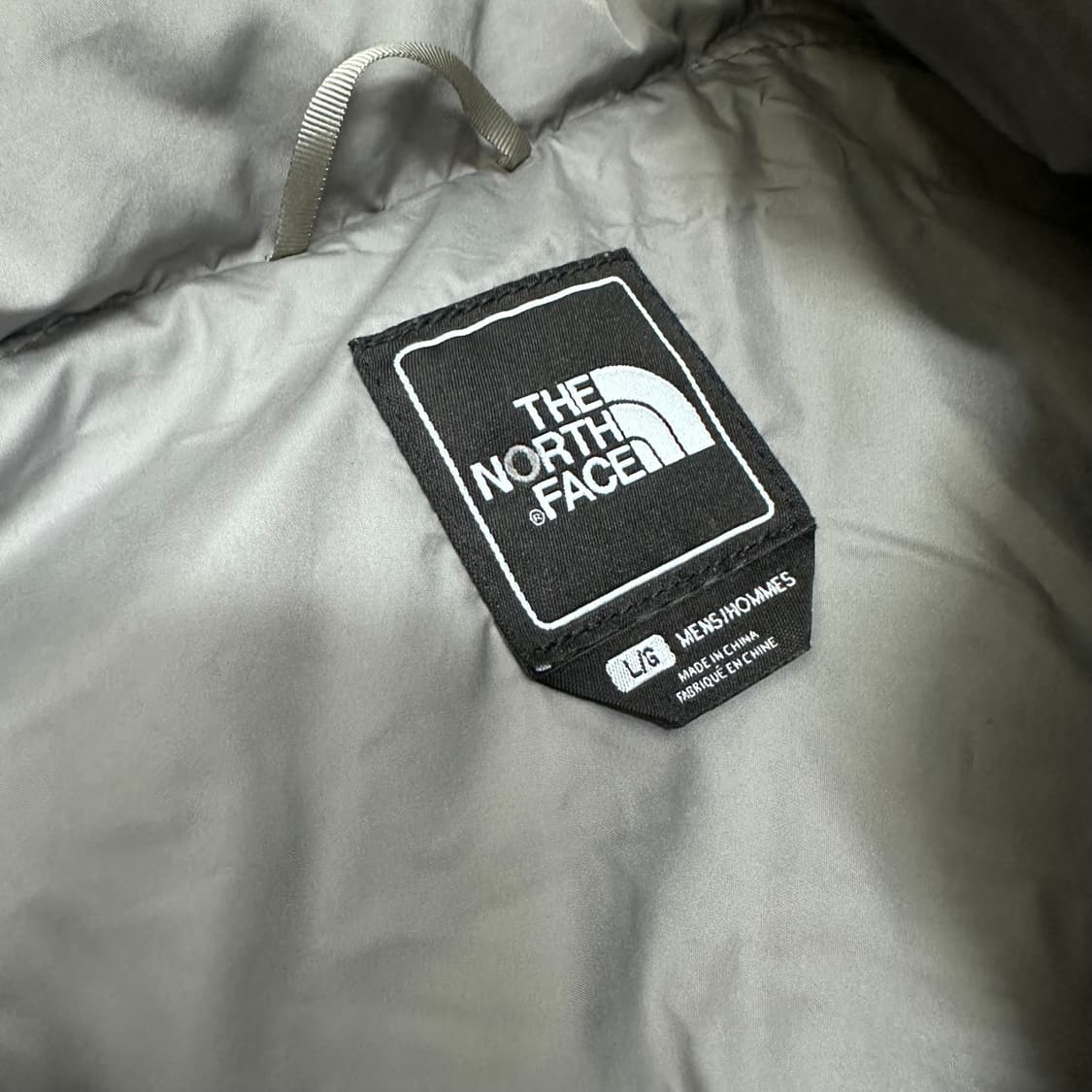 노스페이스 550 구스다운 패딩 그레이 L 상품이미지8
