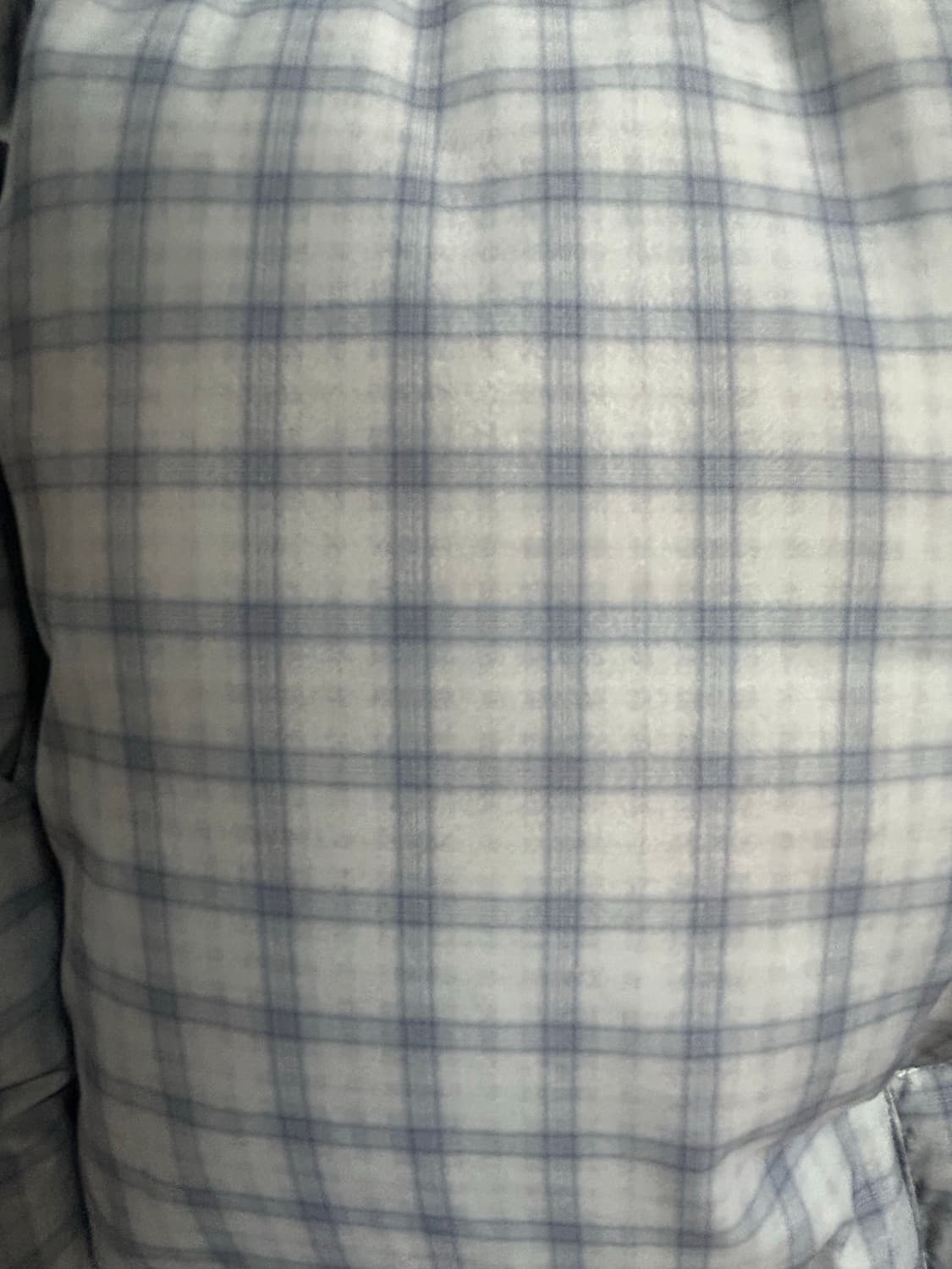 플레이드 패턴 덕 다운 패딩 상품이미지3