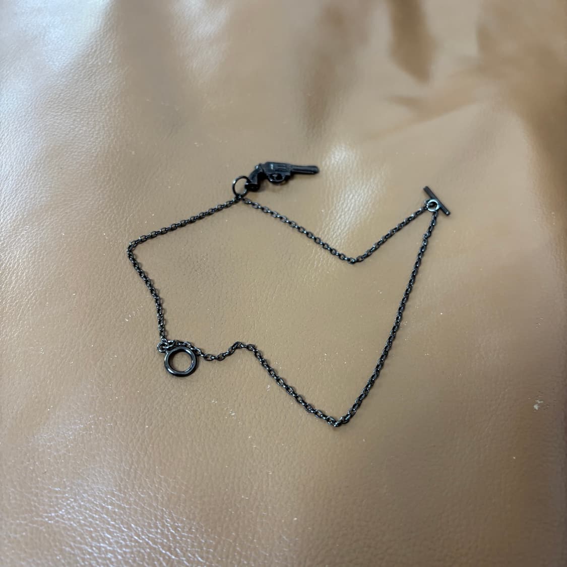 히스테릭글래머 팔찌 건 실버 블랙 상품이미지6