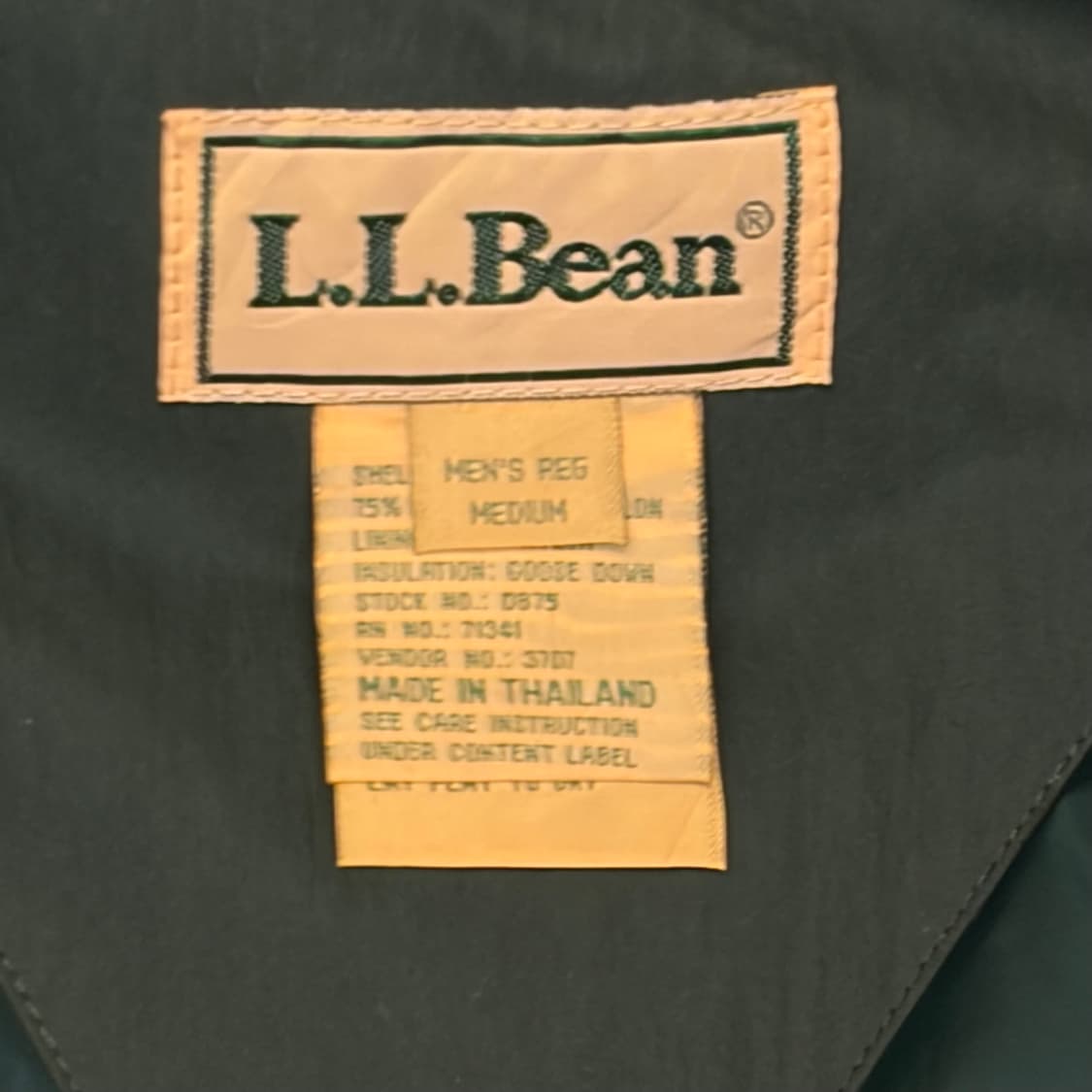 레어 90s USA 빈티지 엘엘빈 구스다운 파카 오리털패딩 범버 상품이미지6