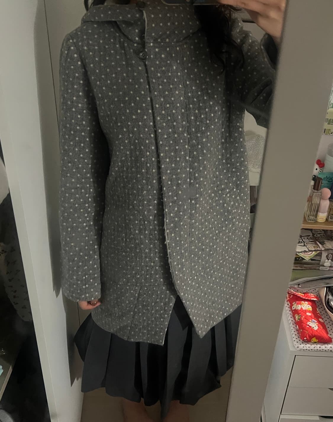 그레이 도트 자켓 상품이미지10