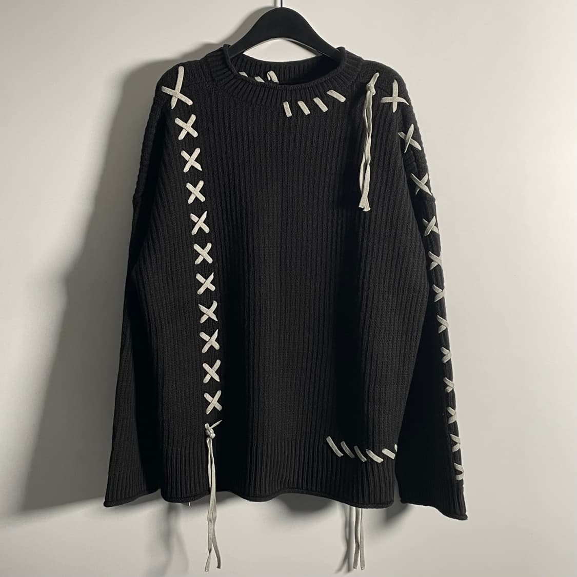 (새상품) HARE 하레 스티치 라운드 니트  (on.98) 상품이미지5