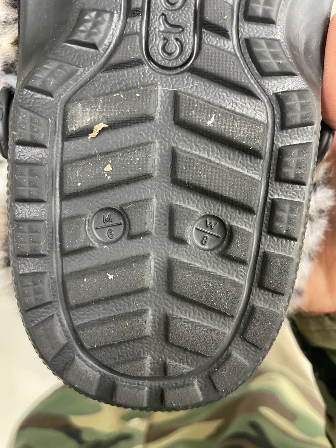 크록스 클래식 퍼 슈어 클로그 M6 (gr-4353) 상품이미지7