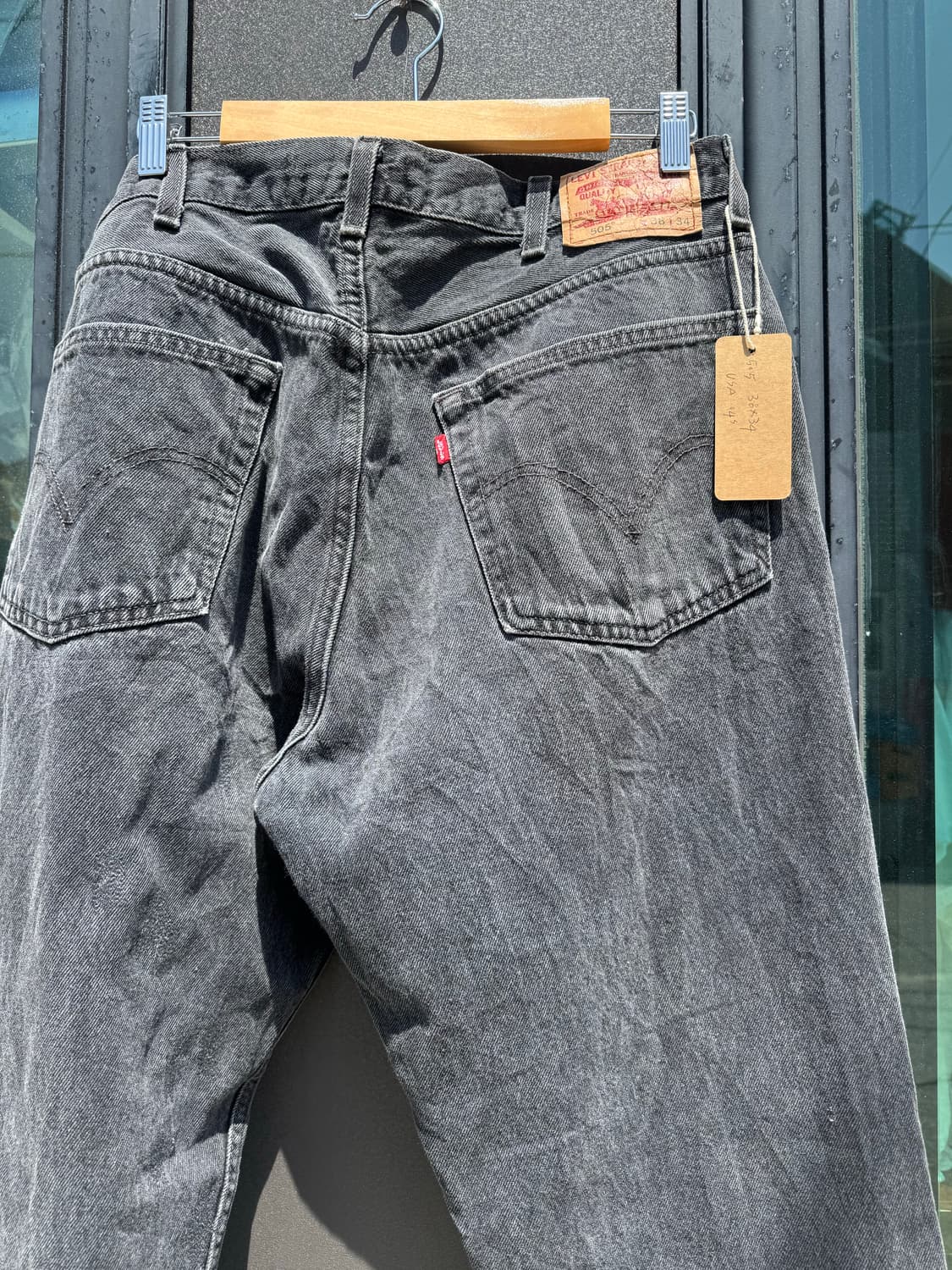 levi.s 02s USA 505 블랙 38x34 상품이미지4