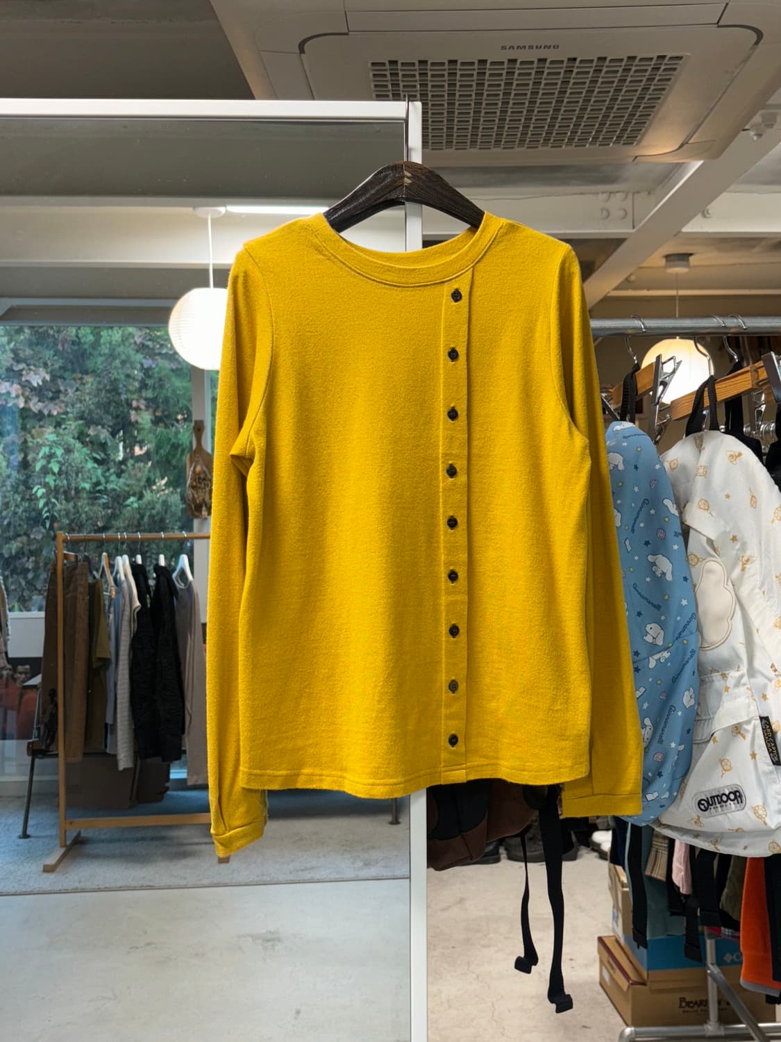 Reac 머스터드 니트 상품이미지1