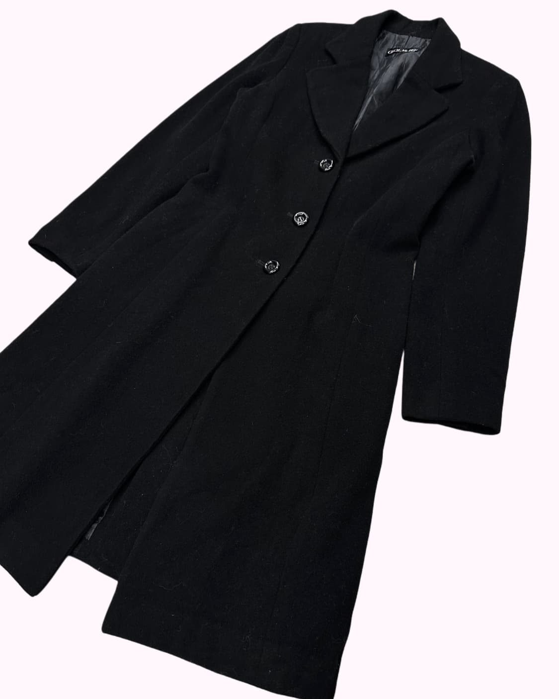 black wool long coat 상품이미지3