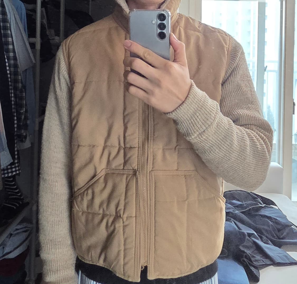 refrigiwear 퀼티드 니트 점퍼 빈티지 워크웨어 상품이미지2