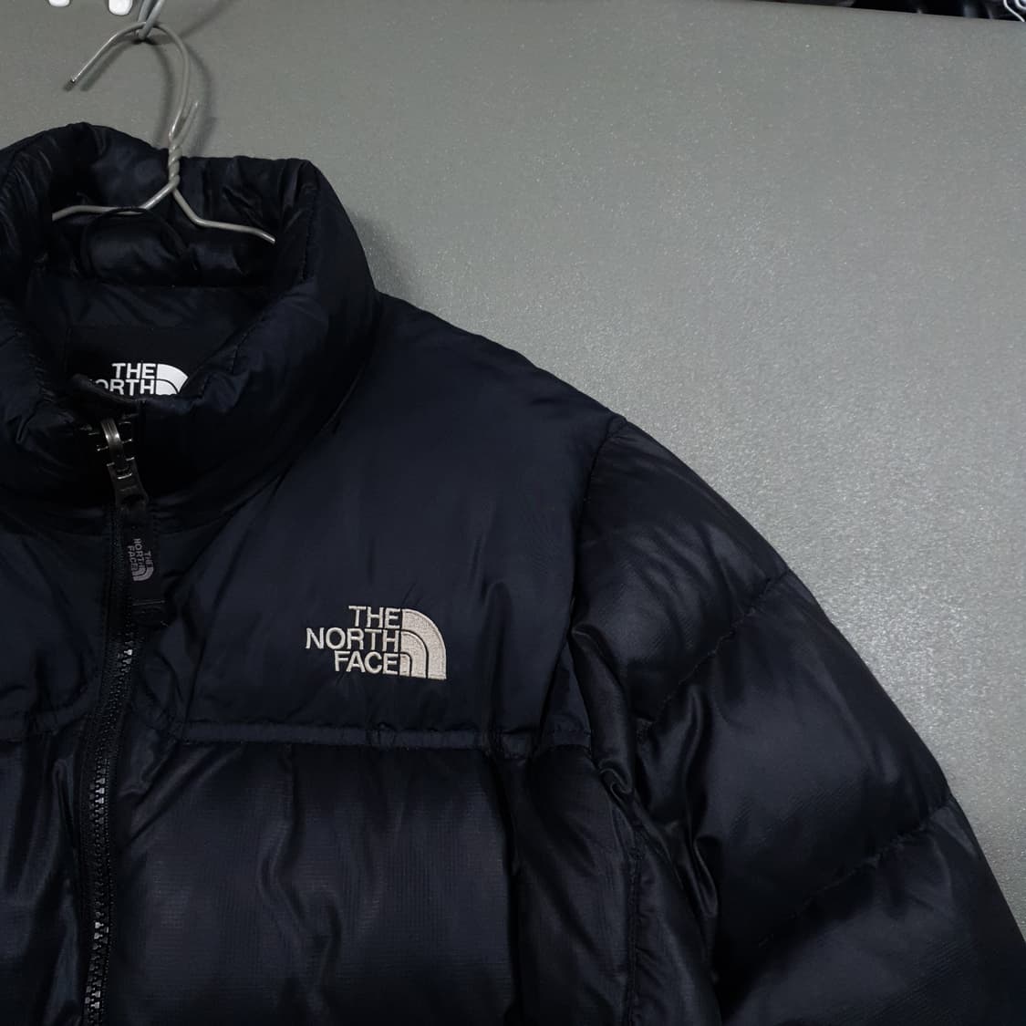 여성 85 (M) 노스페이스 700필 눕시 구스다운 푸퍼 패딩 점퍼 블랙 상품이미지2