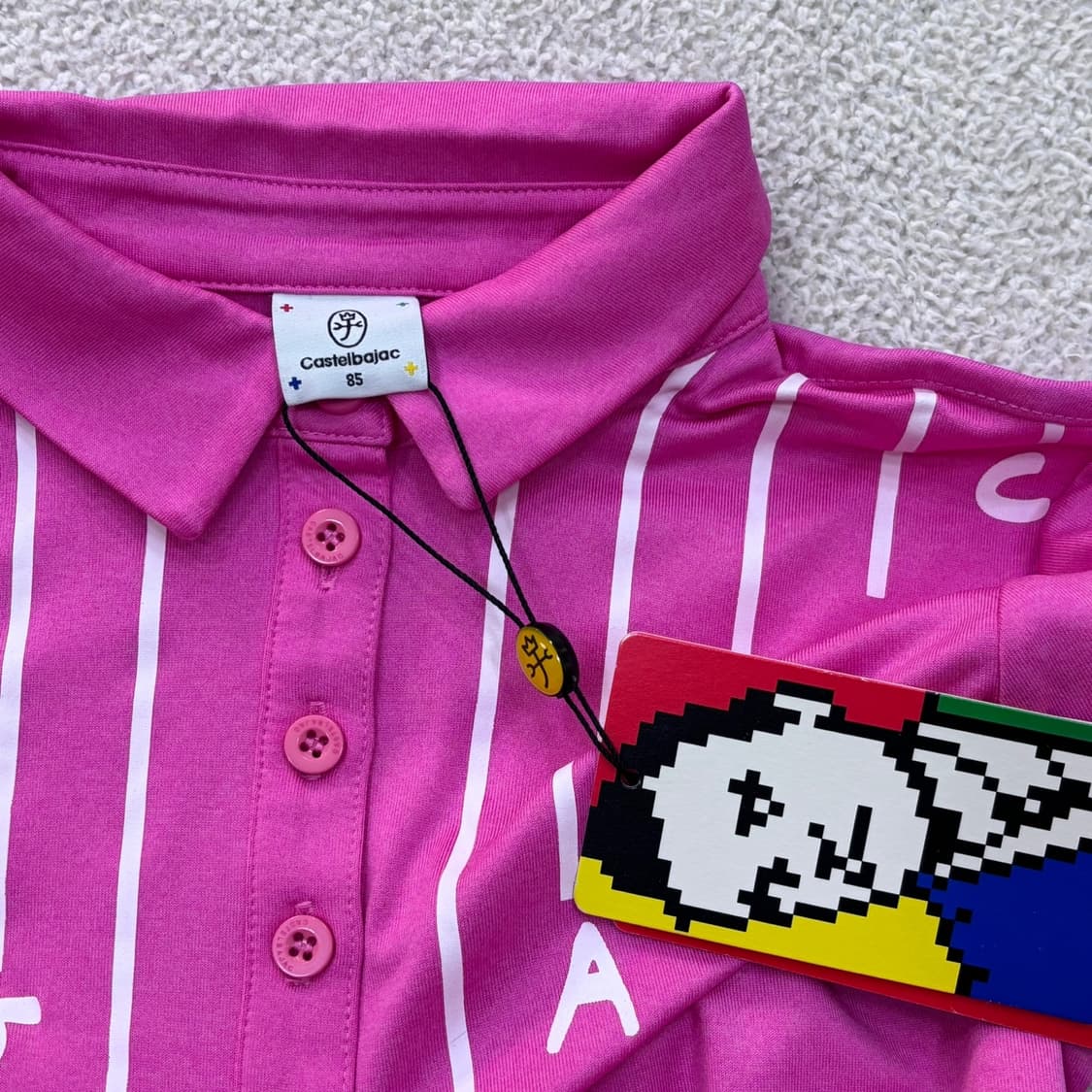 85 새상품 까스텔바작 반팔 티셔츠 0408E1 상품이미지3