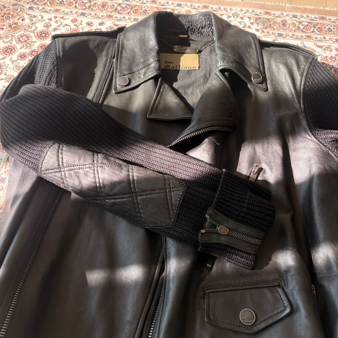 존 갈리아노 가죽 자켓 상품이미지2