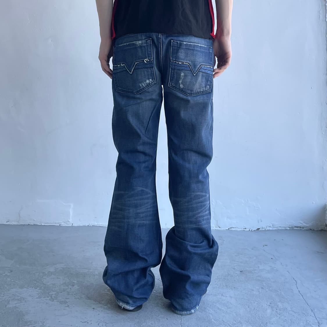 디젤 플레어 데님 팬츠 상품이미지3
