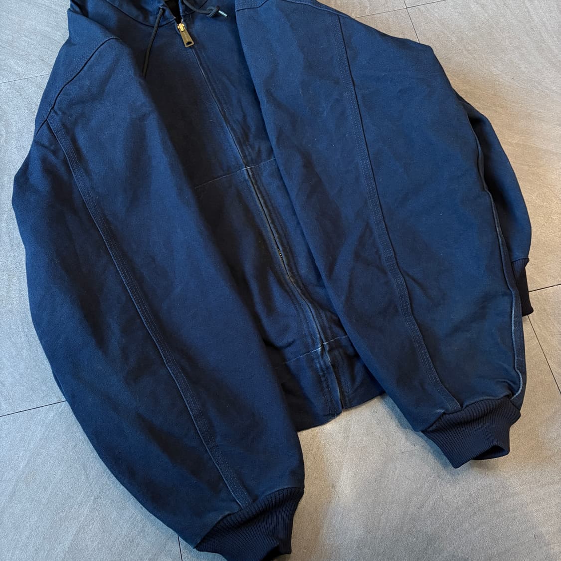 미국 생산 칼하트 j131 네이비 액티브 자켓  상품이미지9