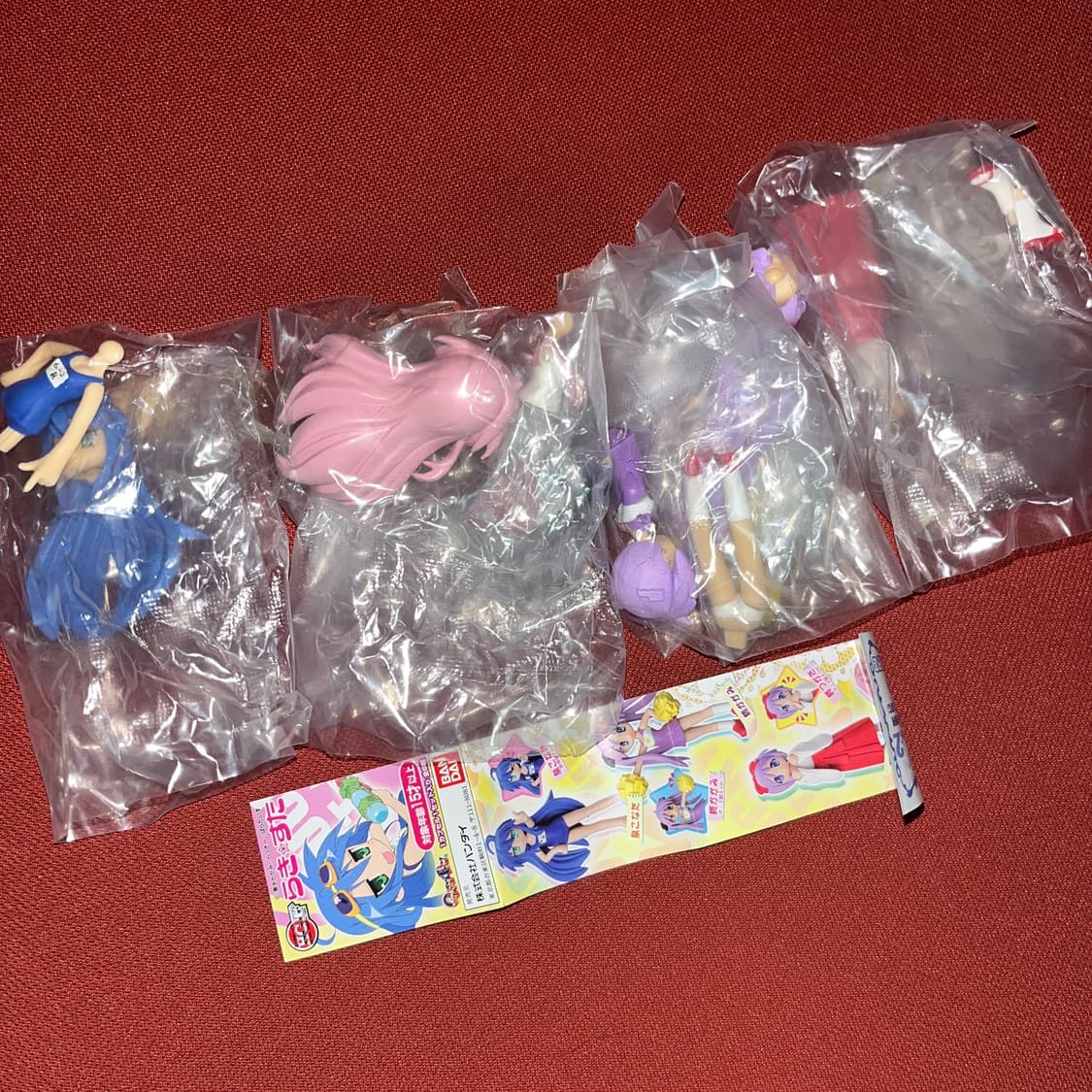 미개봉/새상품) 럭키스타 피규어 일반 포즈 4종 세트 상품이미지2