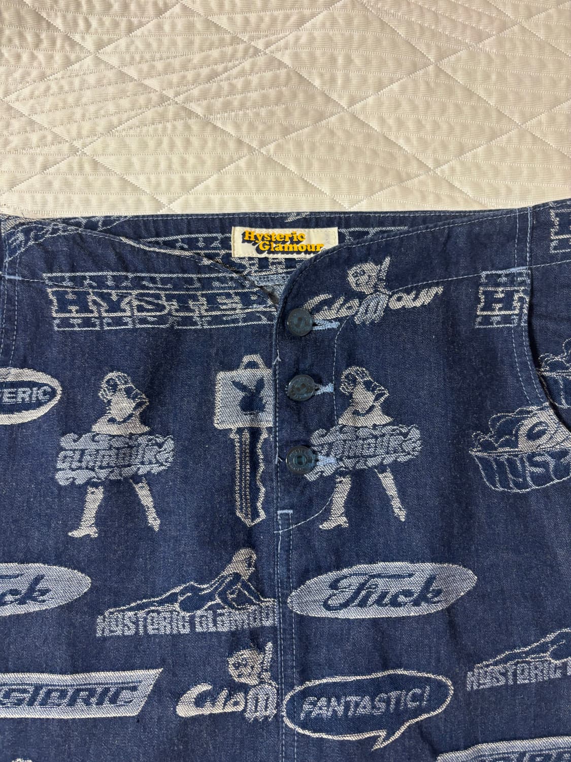[Hysteric Glamour] Cotten Denim Skirt 상품이미지2