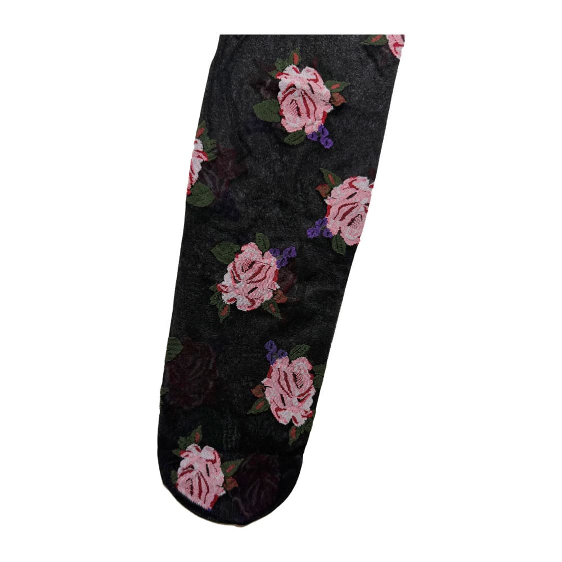 3매 새상품 플라워 30데니아 팬티스타킹 (블랙) 상품이미지2