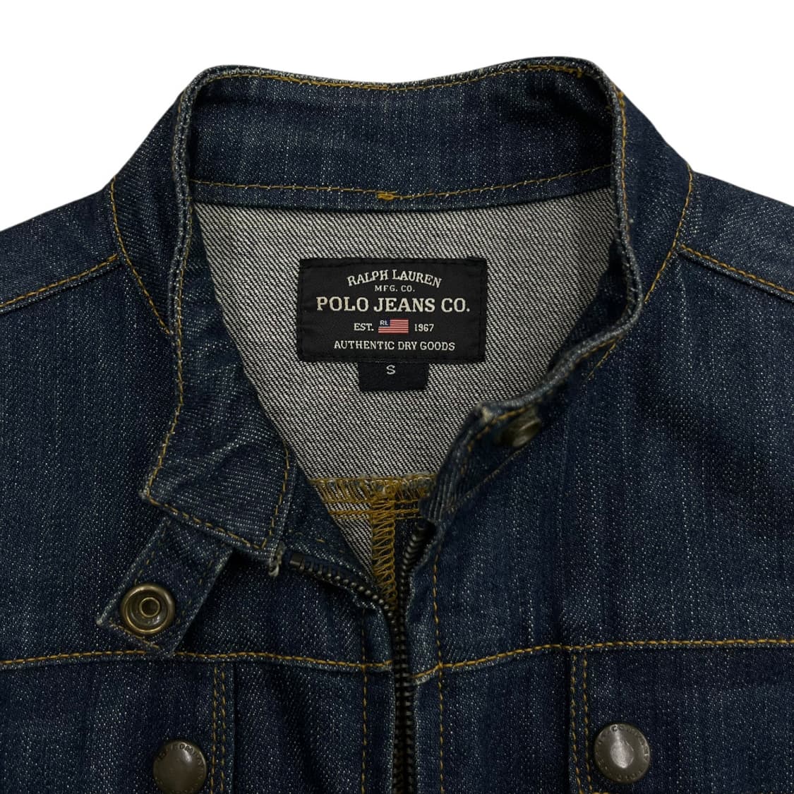 폴로 랄프로렌 센터포켓 청데님 자켓 S 상품이미지6