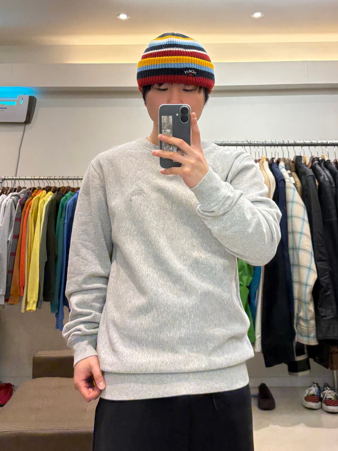 스투시 베이직 로고 맨투맨 상품이미지8