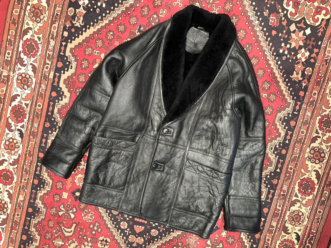 ( XL-2XL ) 양가죽무스탕 레더자켓 워크웨어 아메카지 무스탕 상품이미지5