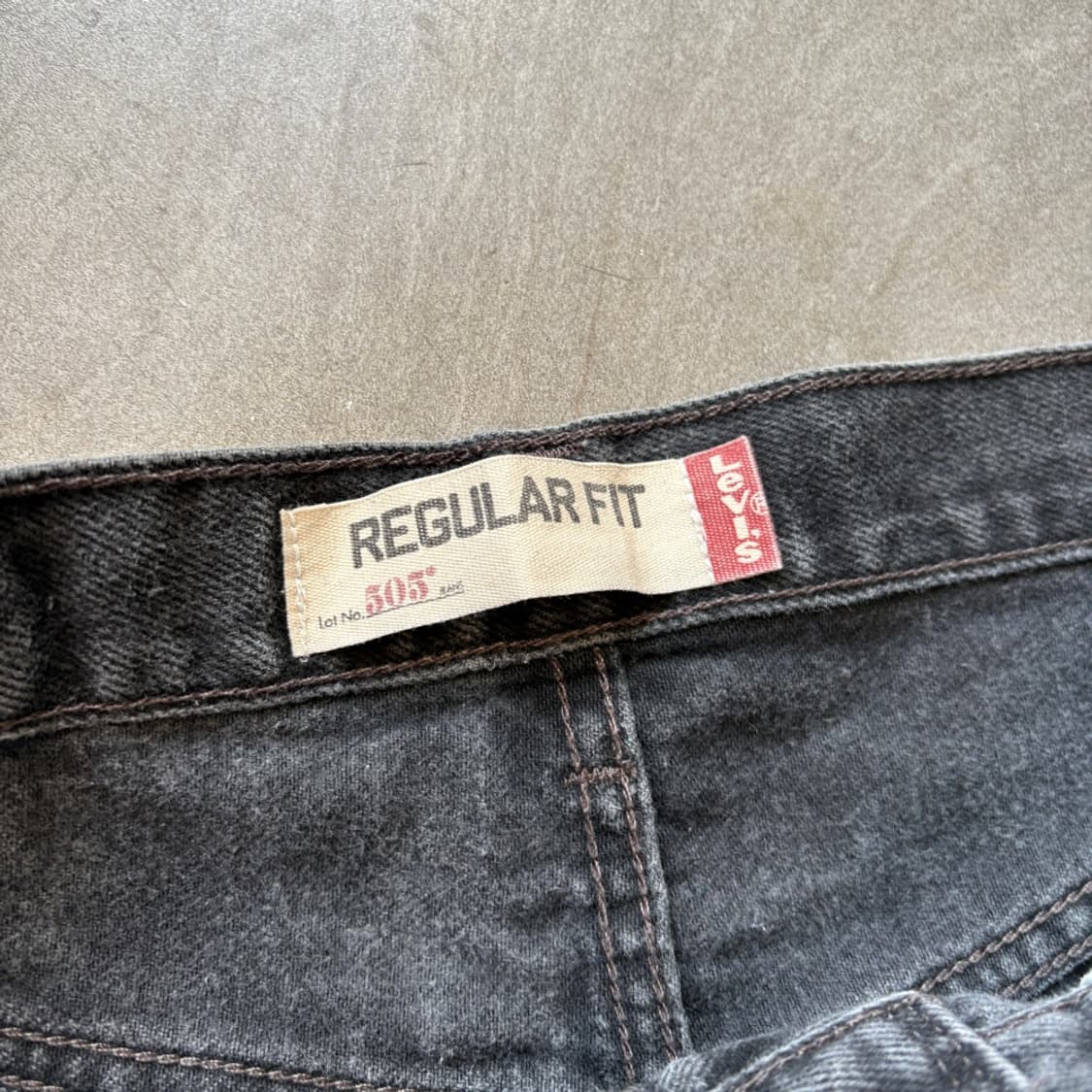 리바이스 정품 505 데님 블랙 팬츠 바지 상품이미지4