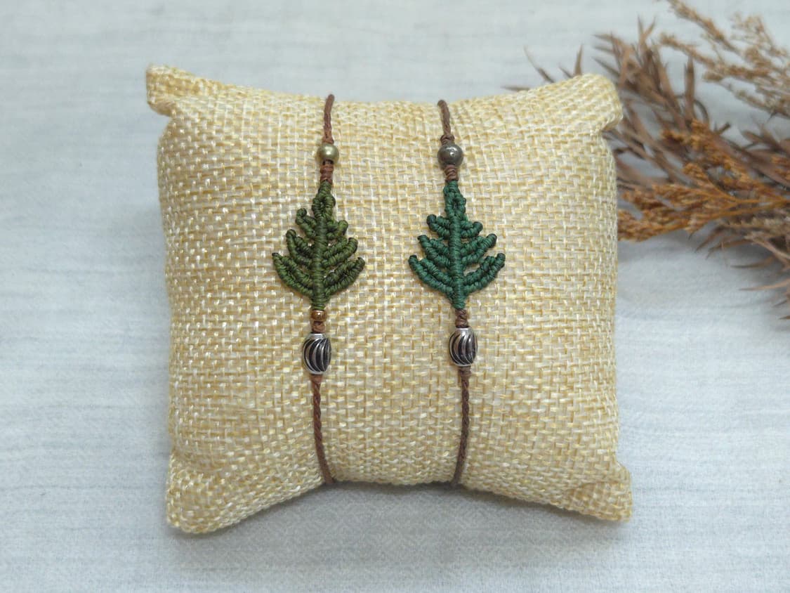 고사리 마크라메 매듭 실팔찌 상품이미지2