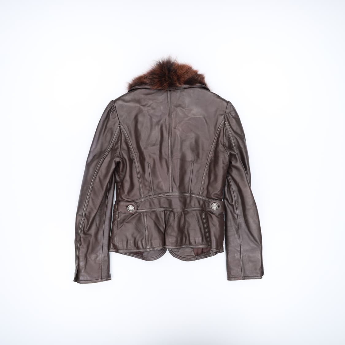 66 사라 양가죽여우털 레더자켓 0311H1 상품이미지2