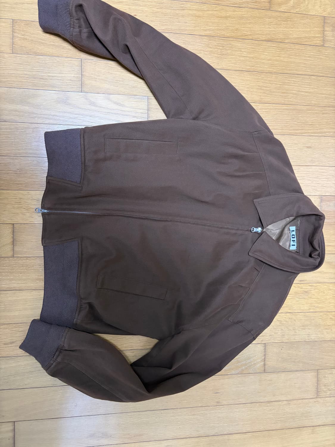 로파이 조슈아 플리츠 자켓 브라운 m 상품이미지3