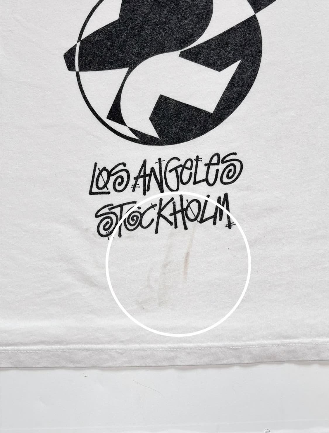 Stussy X Ourlegacy 스투시 X 아워레가시 화이트 티셔츠 상품이미지8